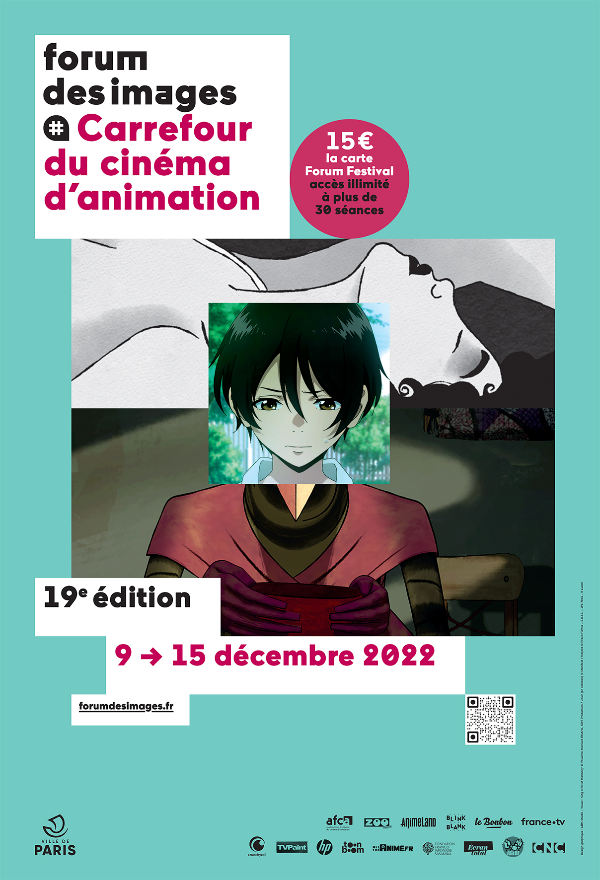 Festival de cinéma d'animation au Forum des images 2022
