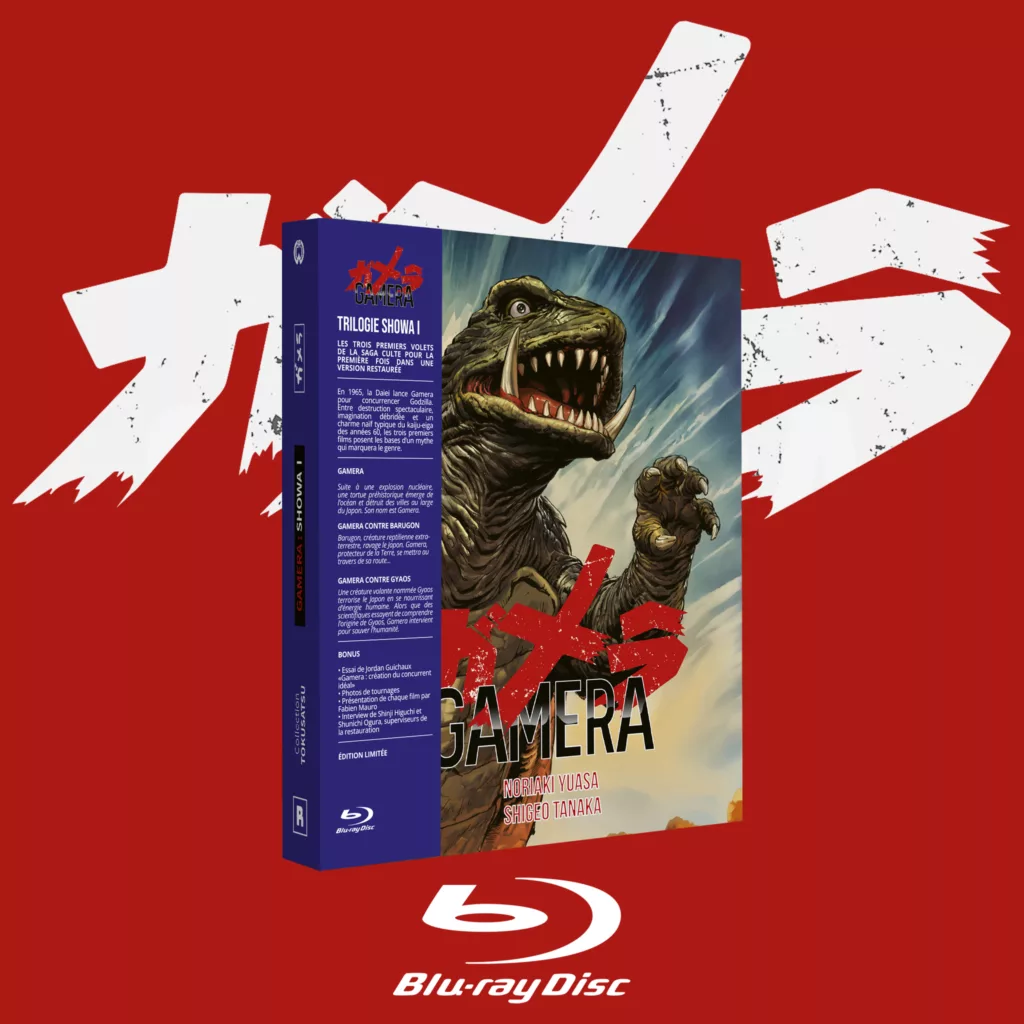 Sortie des films GAMERA en coffret Blu-Ray collector