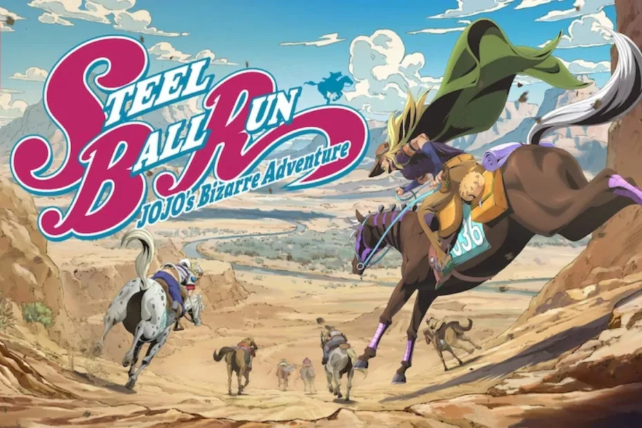 Sortie de l'anime "JoJo's Bizarre Adventure Steel Ball Run" sur Netflix