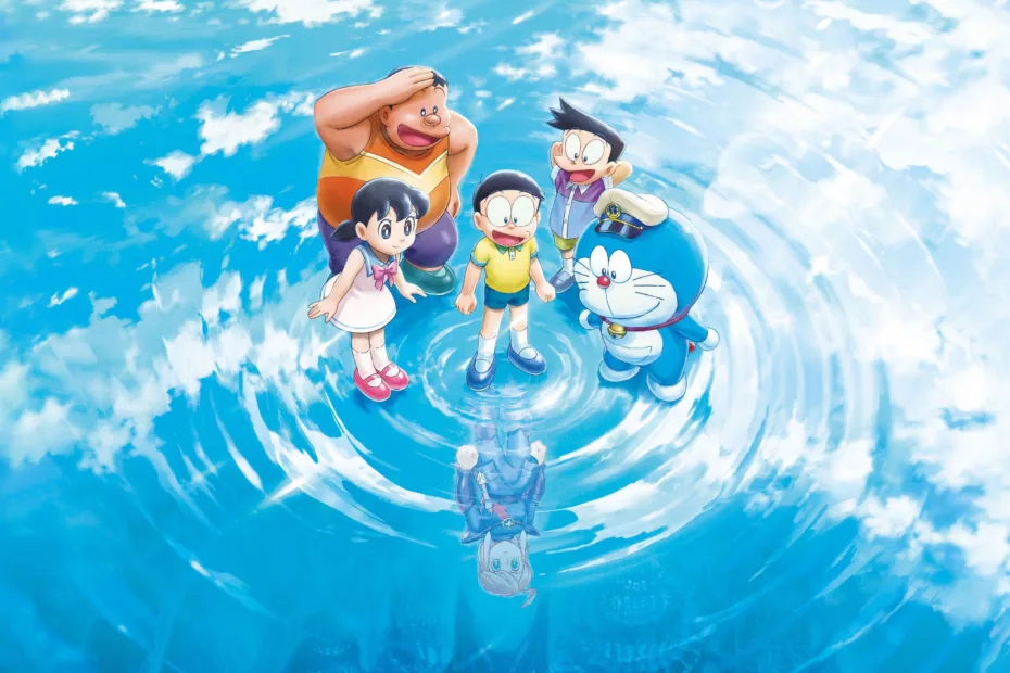 Sortie du film d'animation "Doraemon et le château sous marin" au cinéma